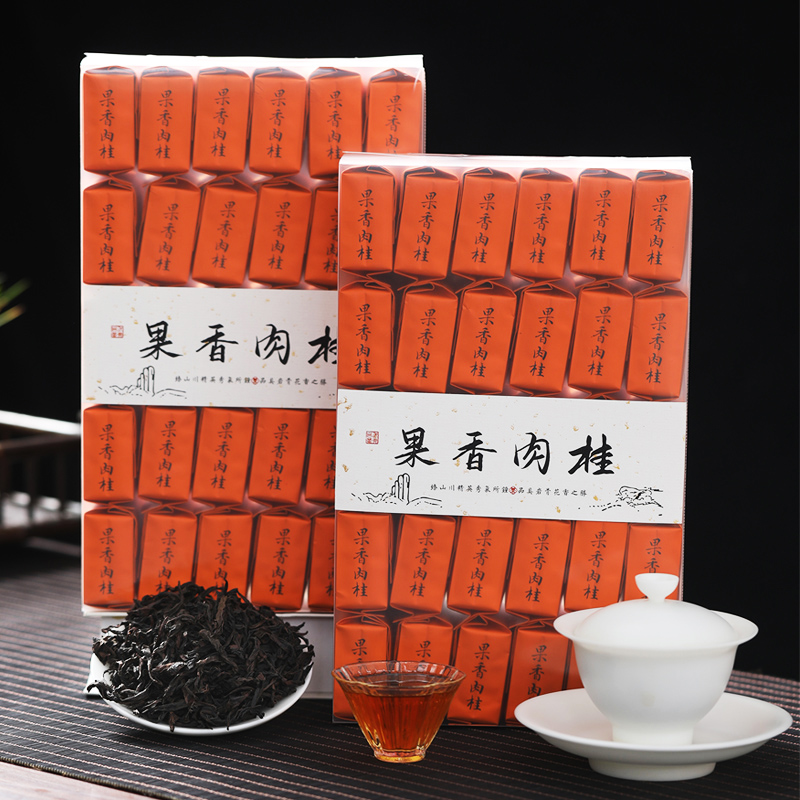 茶礼 果香肉桂茶叶500g自饮送礼简装茶叶武夷岩茶浓香型肉桂茶（1件）