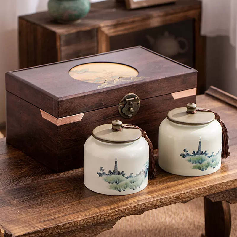 茶礼 正山小种茶叶古典礼盒装400g红茶节日送礼（1件）